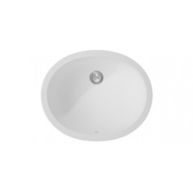 Corian® Calm 810 Oval Glacier White