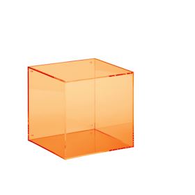 Kasse Til Ophæng På Væg I Orange Akryl