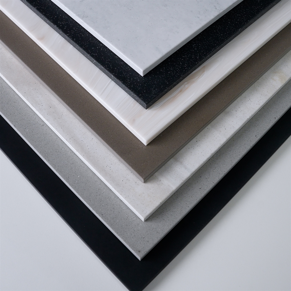 Firkantede Corian plader