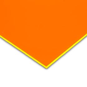 Orange Akryl Fluorescerende