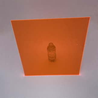 Orange Akryl Fluorescerende