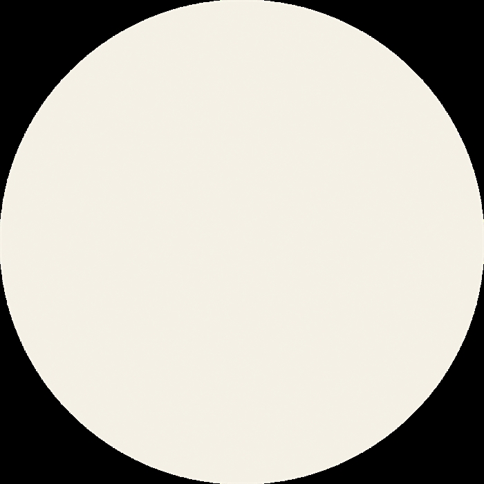 Cameo White Corian rund plade 12 mm