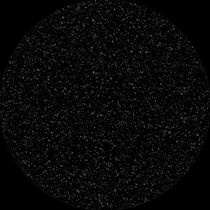 Deep Night Sky Corian rund plade 12 mm