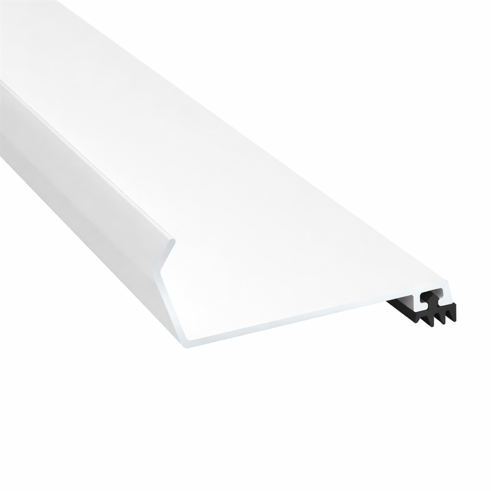 Murprofil til gop Skyroof 10 mm Hvid L:3,78 meter