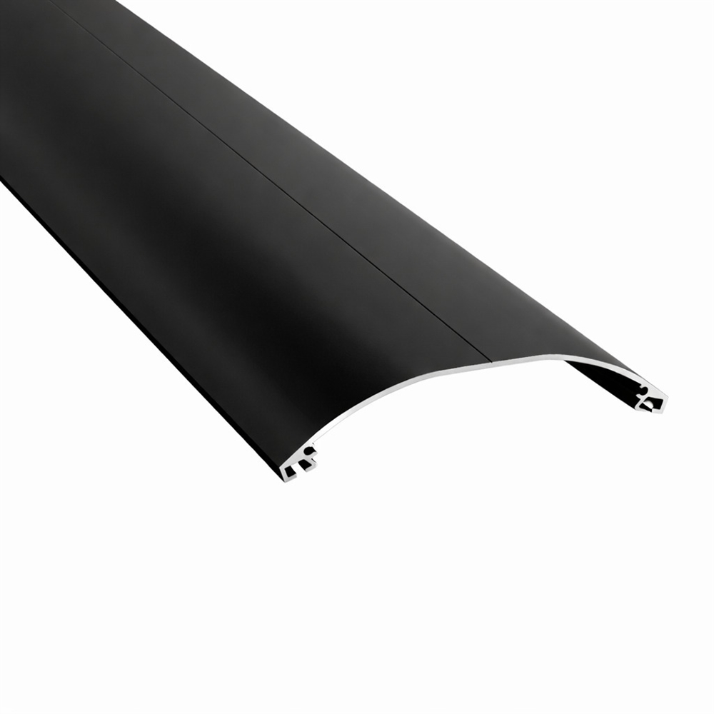 Rygningsprofil til gop Multiglas Sort L:5,15 meter