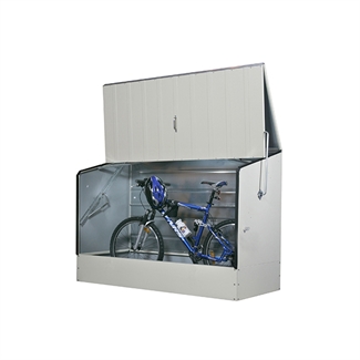 Bicyclestore Opbevaringsboks Cremehvid <br/> 196 x 89 x 133 cm