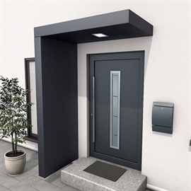 gop Vindafskærmning Block BS 220 - Aluminium Antracit