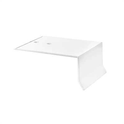 Hvidt alu stopbeslag til RIATHERM® 10/16mm 