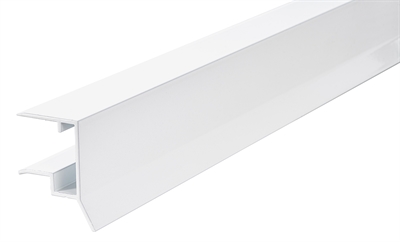 Hvid vandnæseprofil 16mm RIATHERM® 980mm