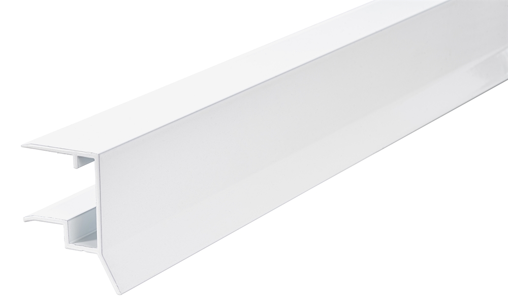 Hvid vandnæseprofil 16mm RIATHERM® 980mm